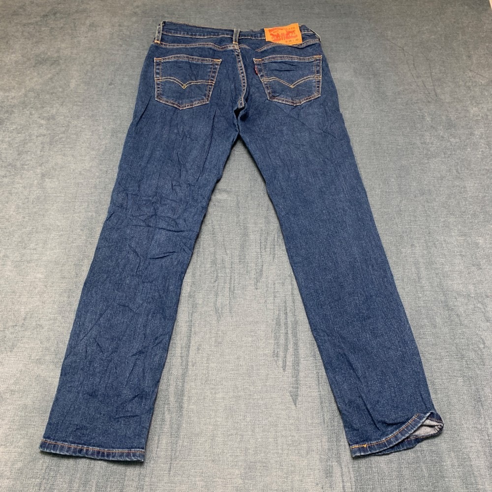 Levi's 511 Slim Fit Jeans Mens 28x30 Blue Denim Cotton Stretch Straight Leg